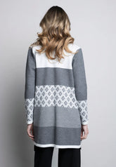 LK411 PICADILLY Draped Open-Front Jacket